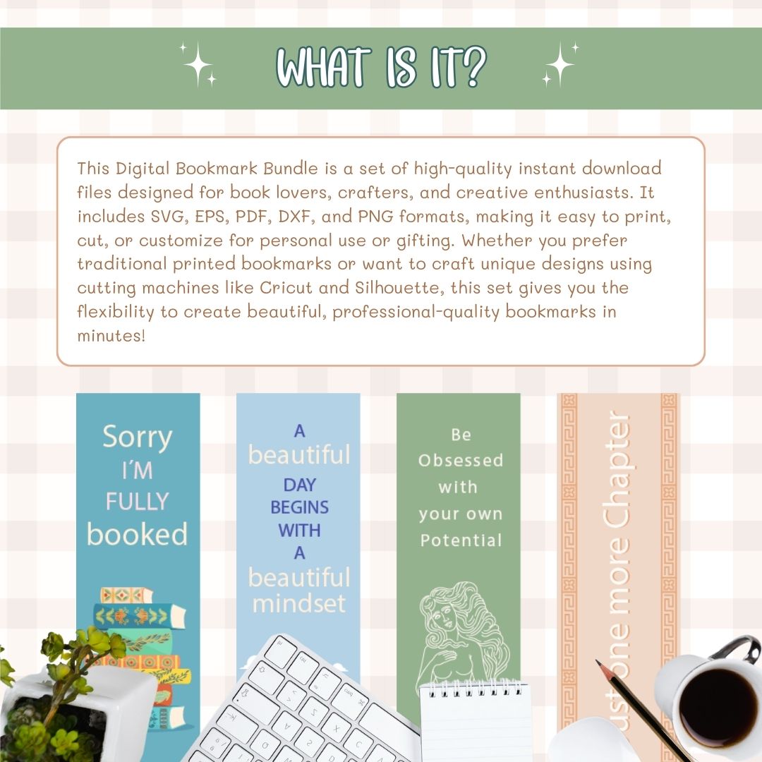 digital bookmark template