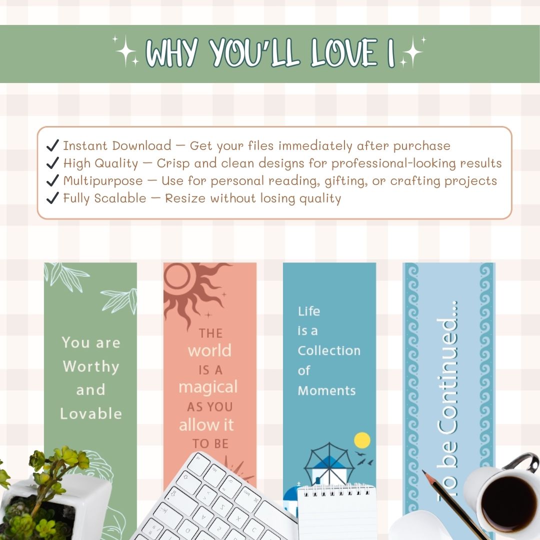 why you will love the bookmark templates