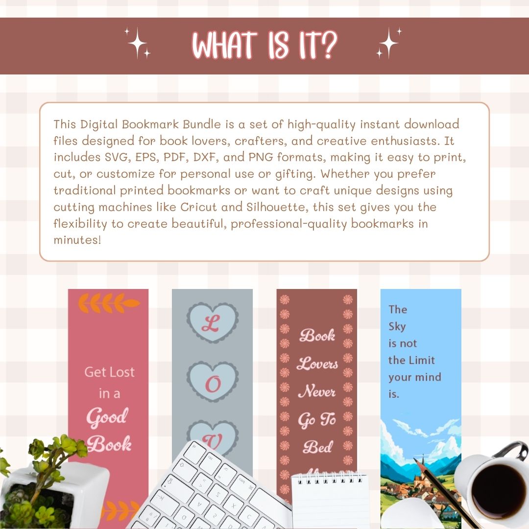 digital bookmark template