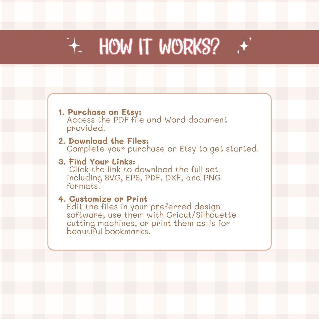 how the bookmark templates work