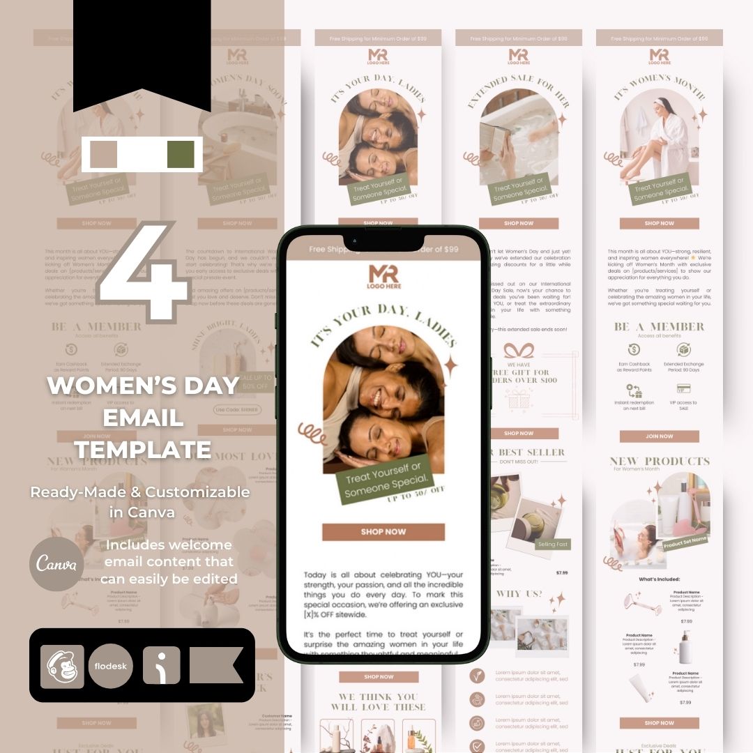 Womens day email template