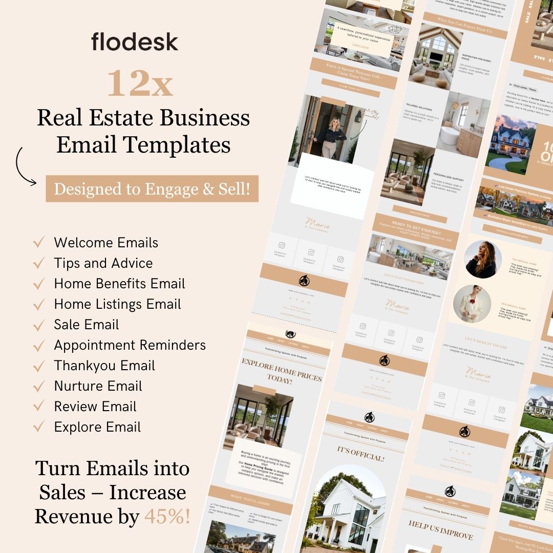 Flodesk Real Estate Business Email Template