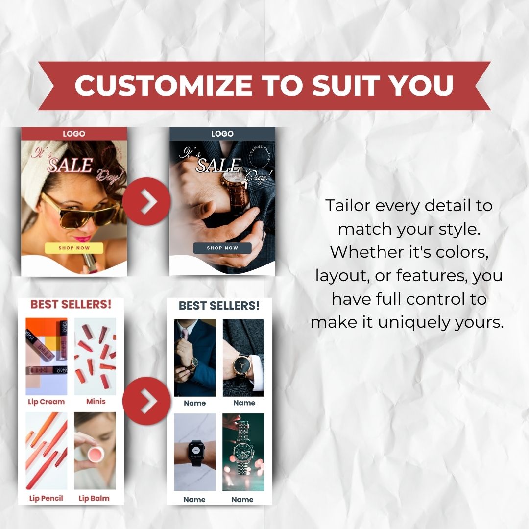 customizable Black Friday Email Template