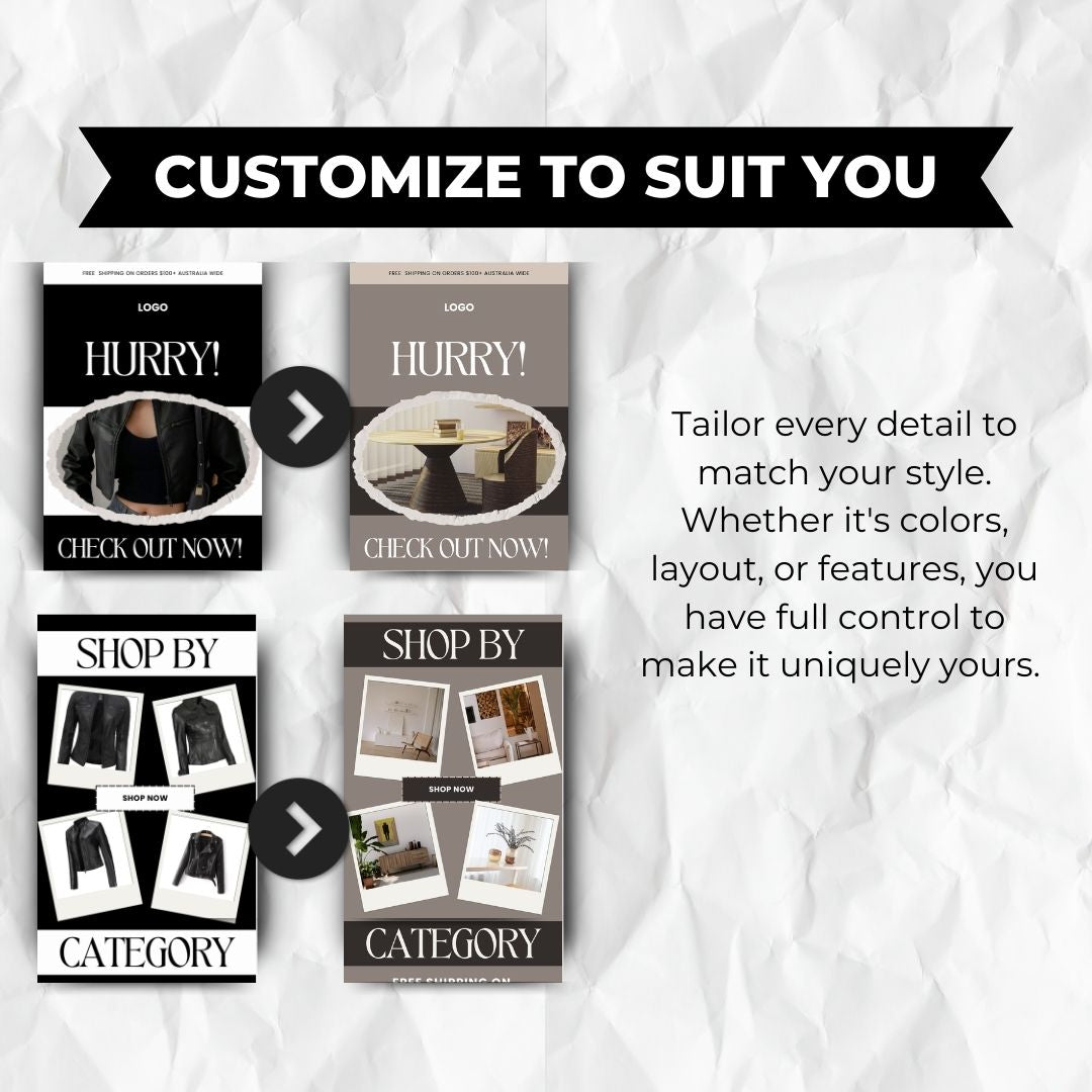 customizable Black Friday Email Template