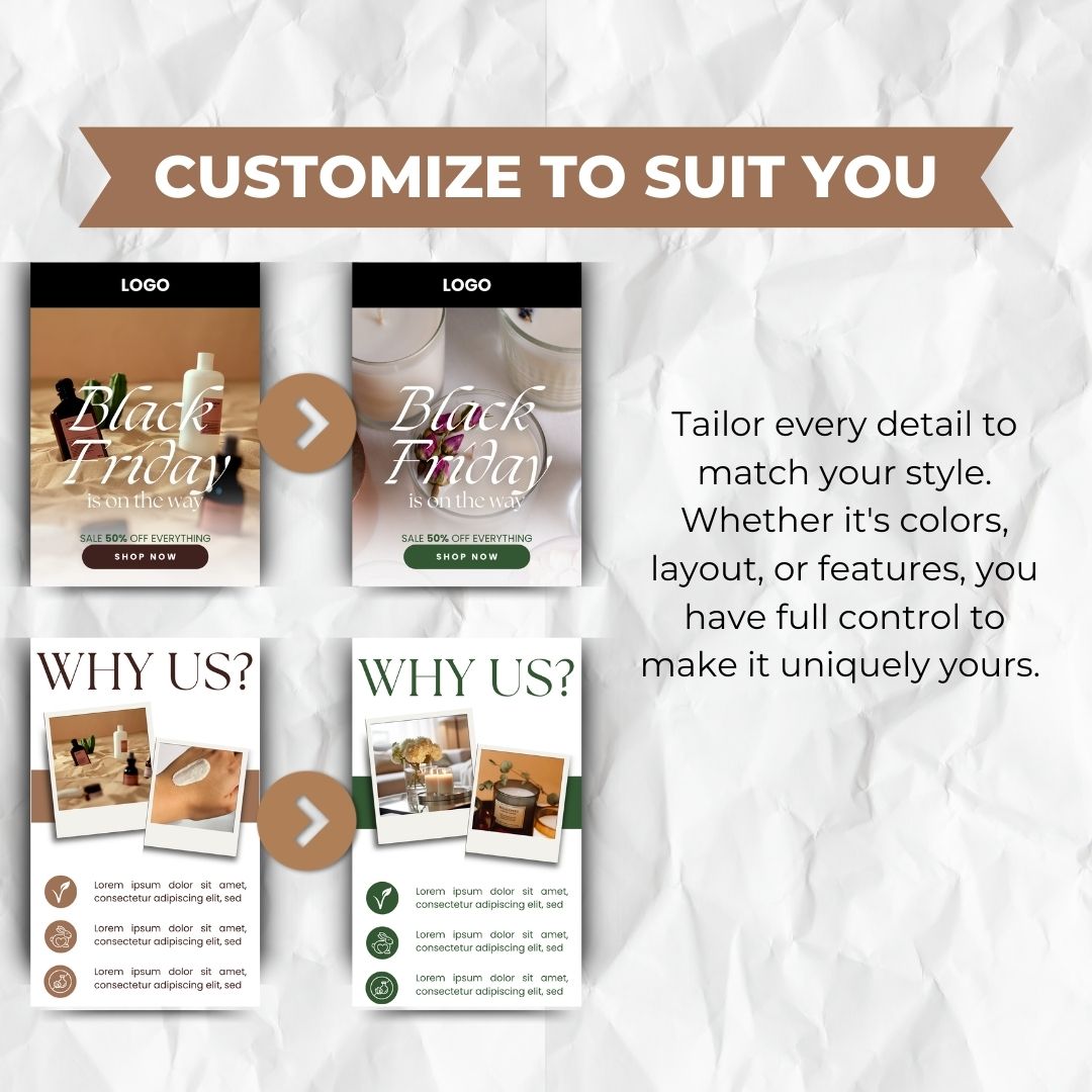 customizable Black Friday Email Template