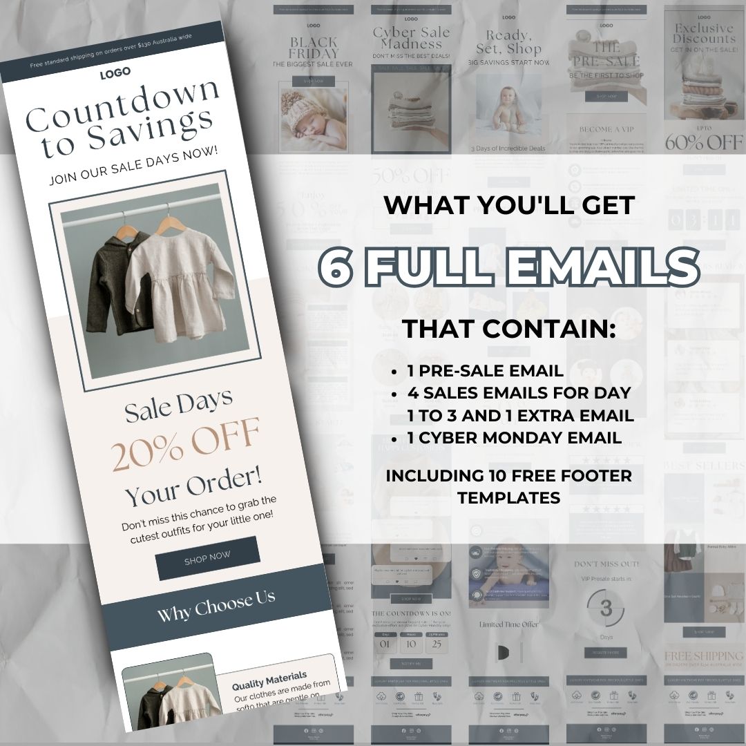 black friday pre-sale email