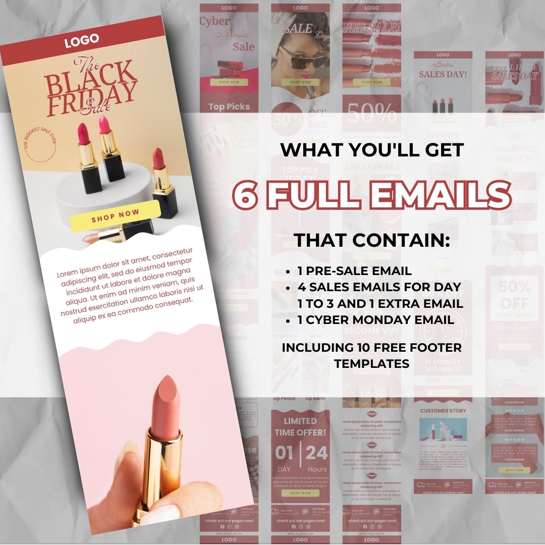 black friday pre-sale email