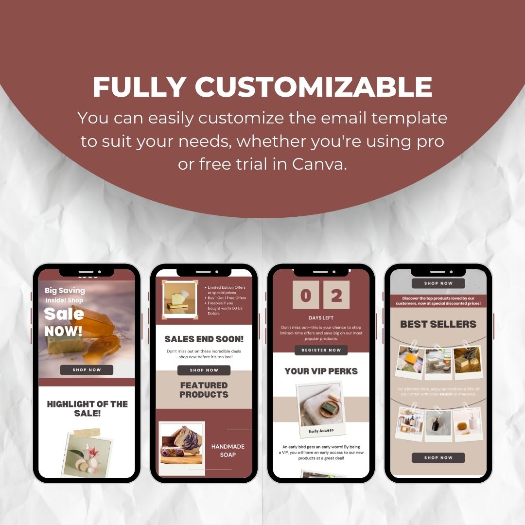 customizable Black Friday Email Template