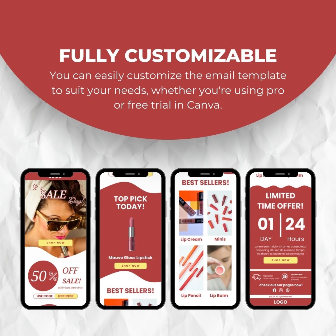 customizable Black Friday Email Template