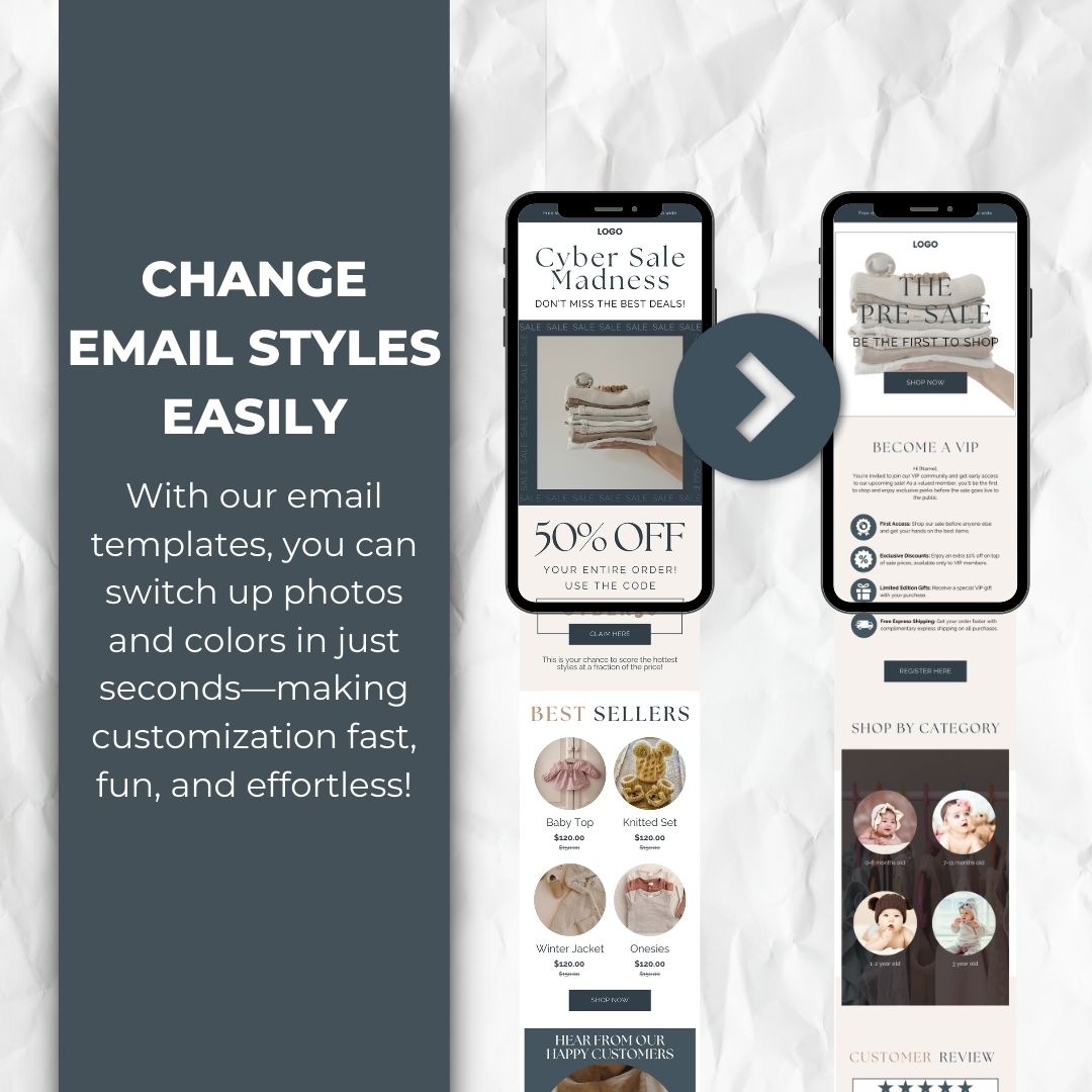 editable Black Friday Email Template