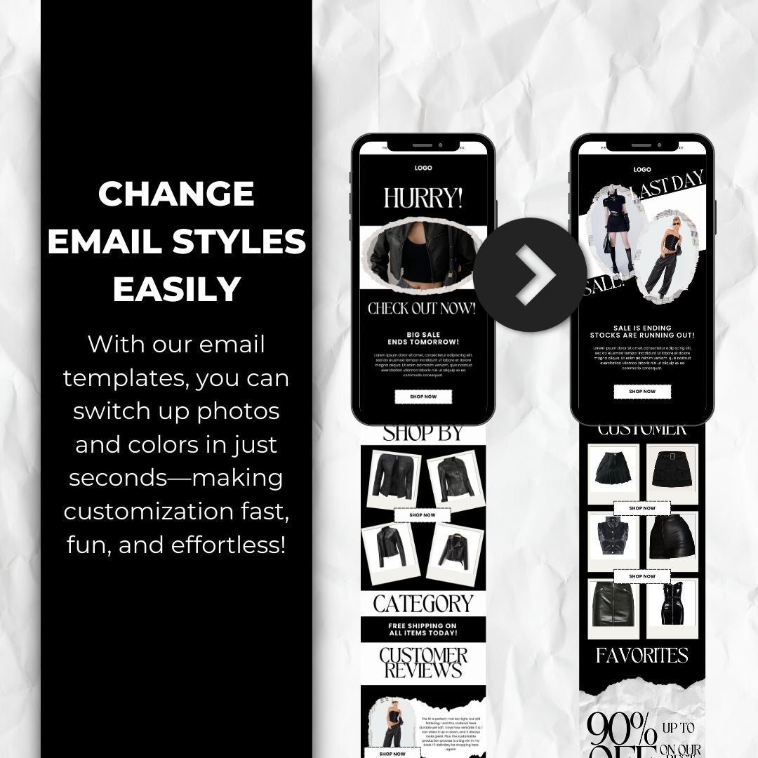 editable Black Friday Email Template