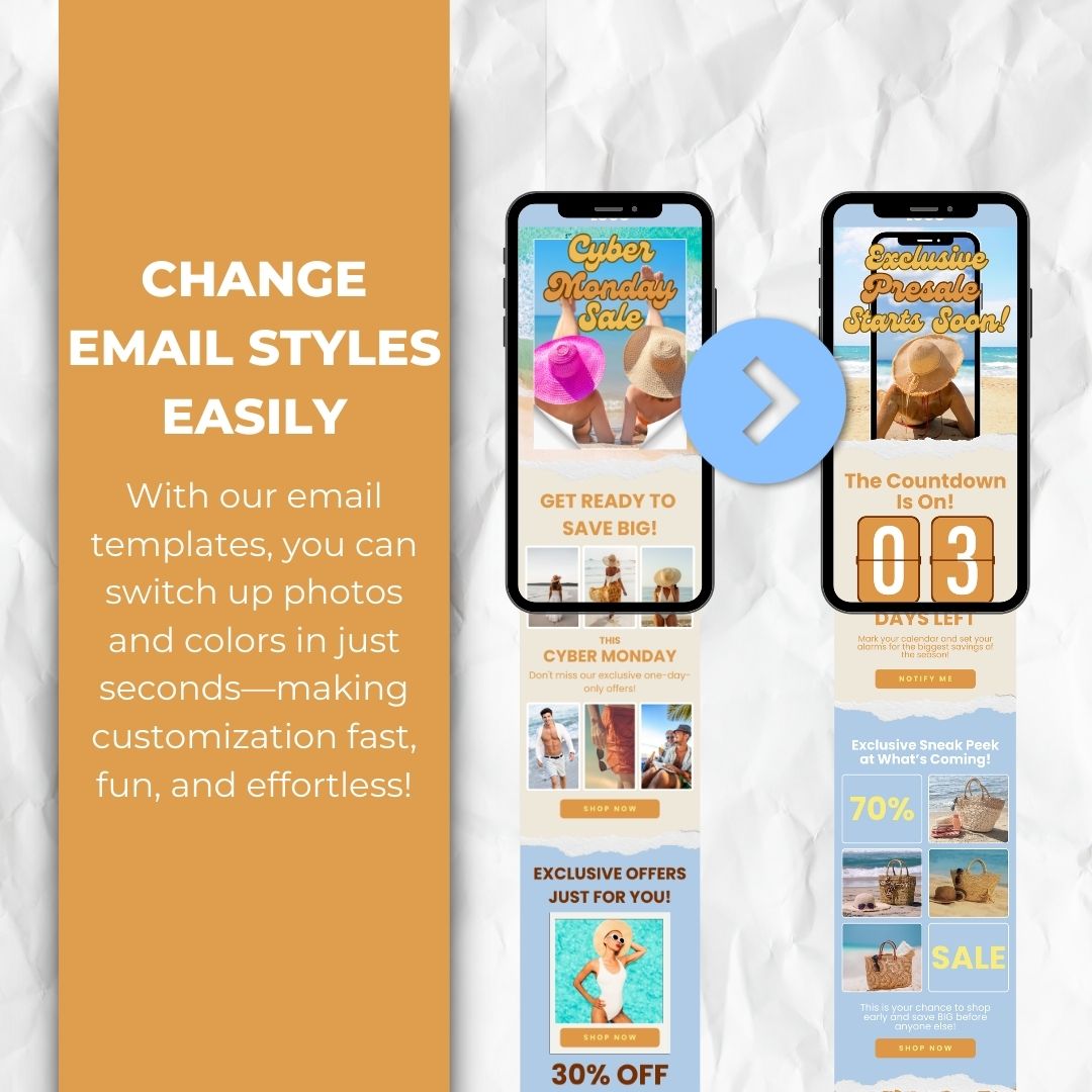 editable Black Friday Email Template