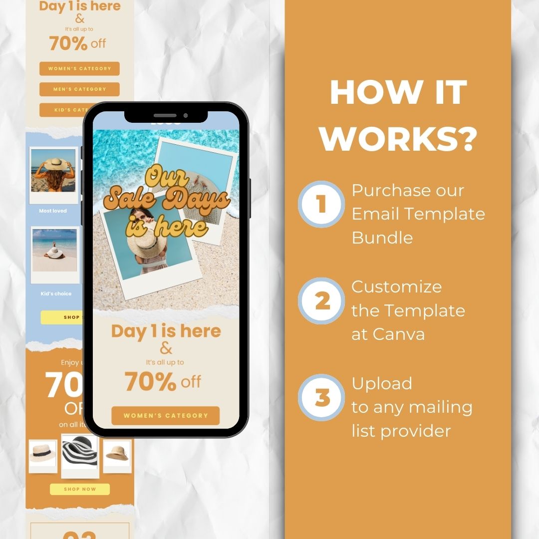 how the Black Friday Email Template works