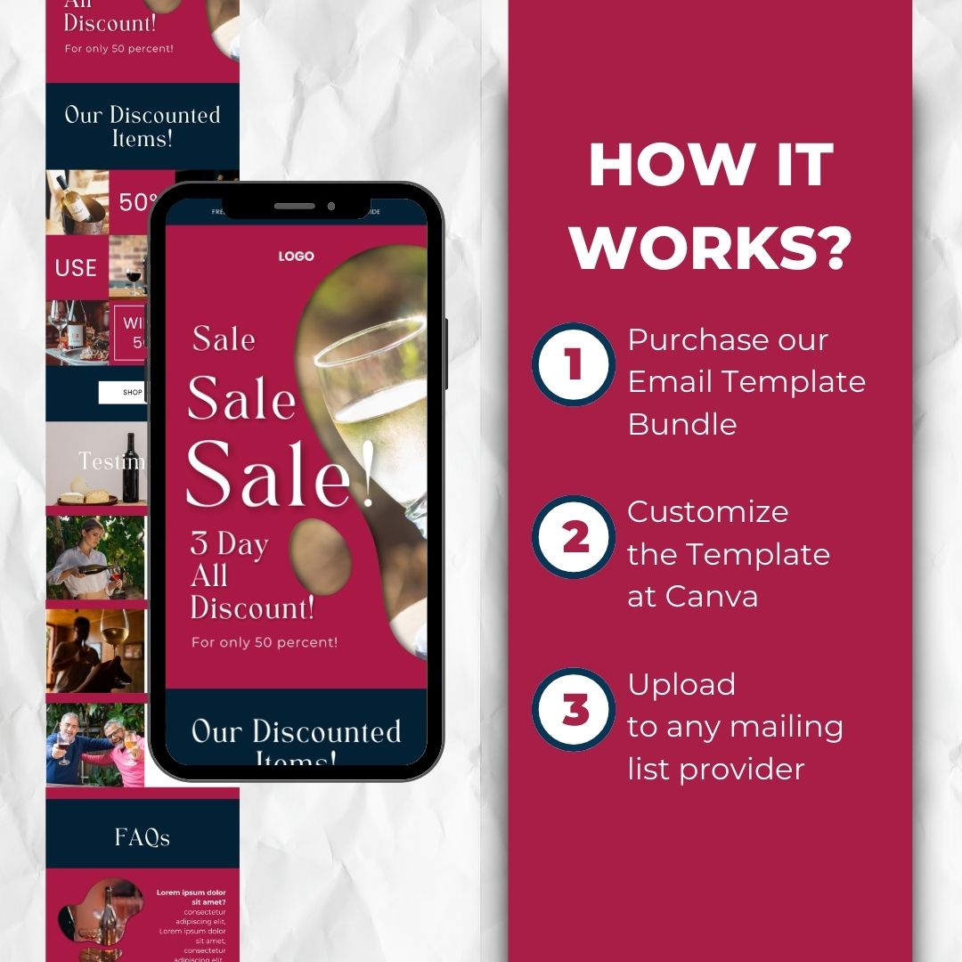 how the Black Friday Email Template works