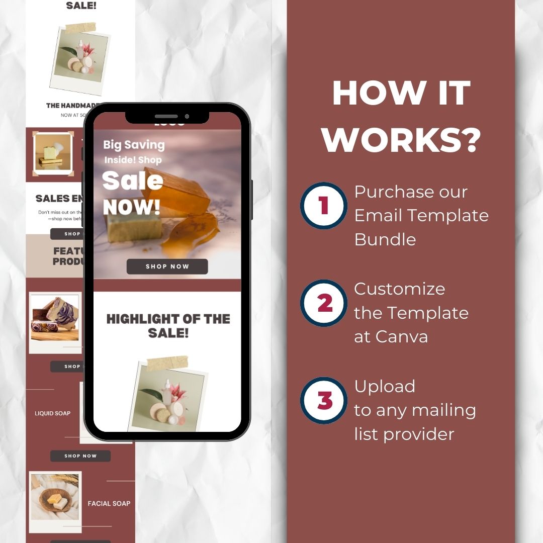 how the Black Friday Email Template works