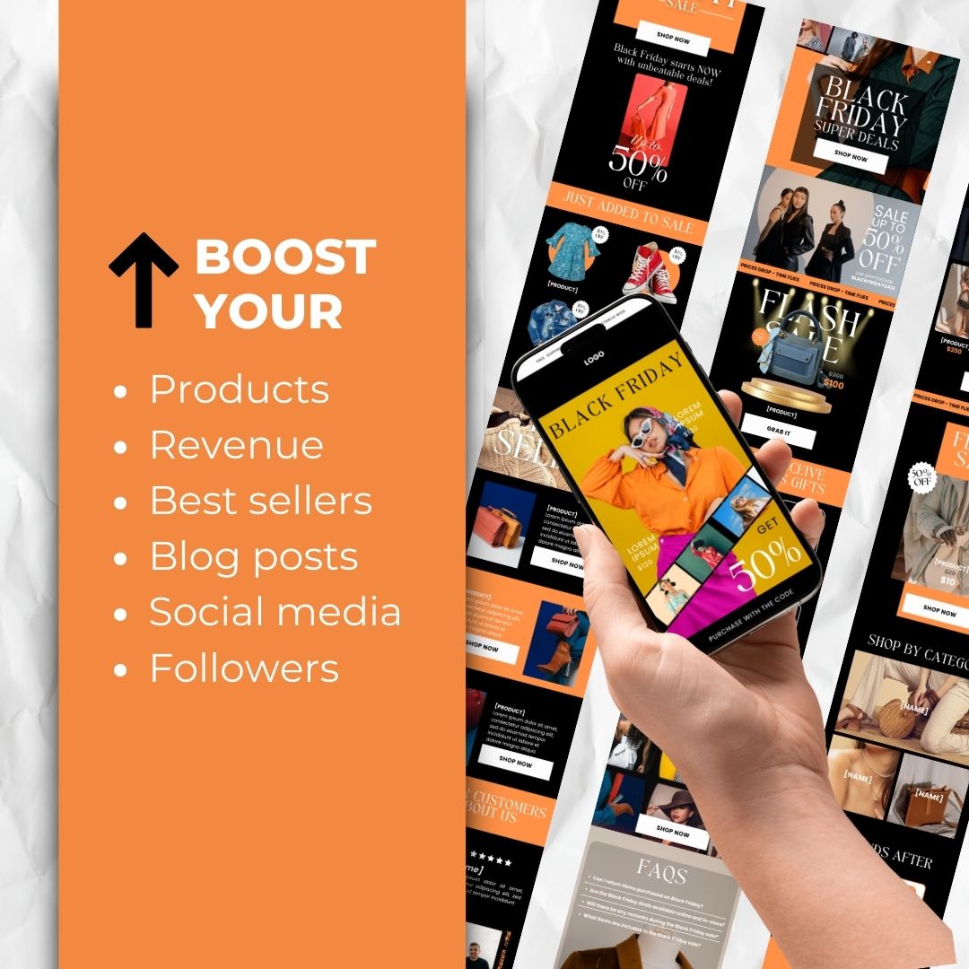 boost revenue with Black Friday Email Template