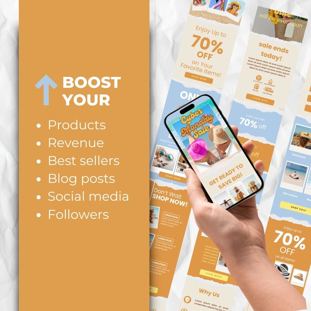 boost revenue with Black Friday Email Template
