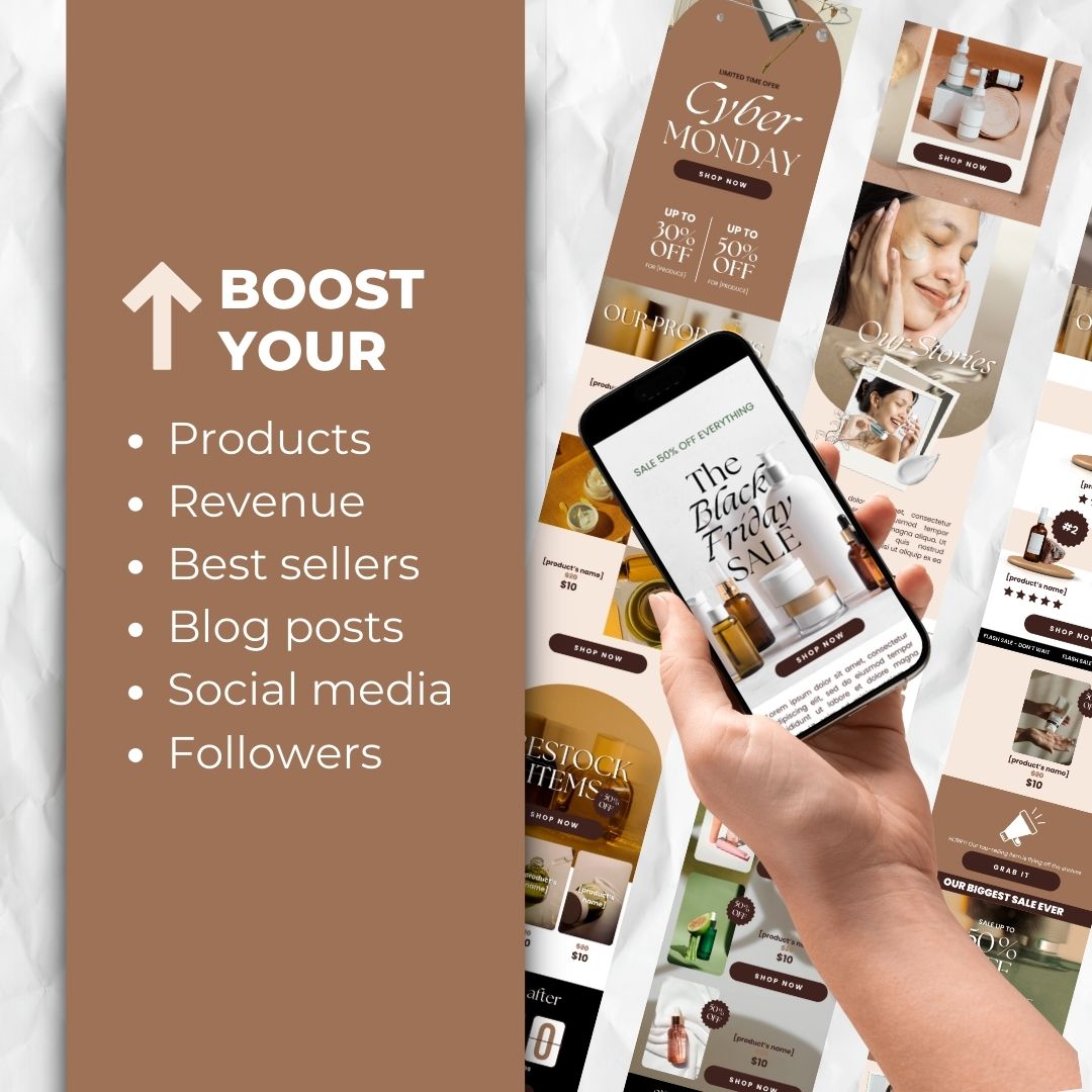 boost revenue with Black Friday Email Template