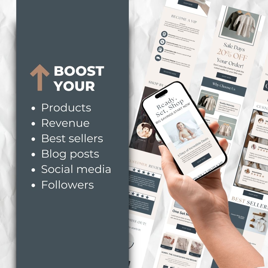 boost revenue with Black Friday Email Template