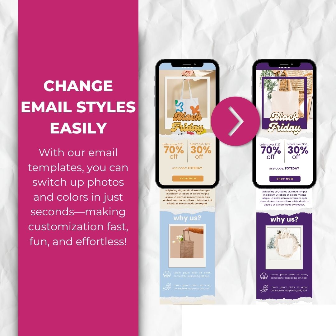 editable Black Friday Email Template