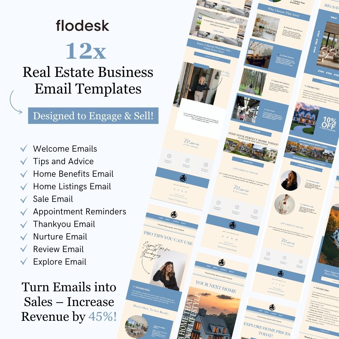 Flodesk Real Estate Business Email Template