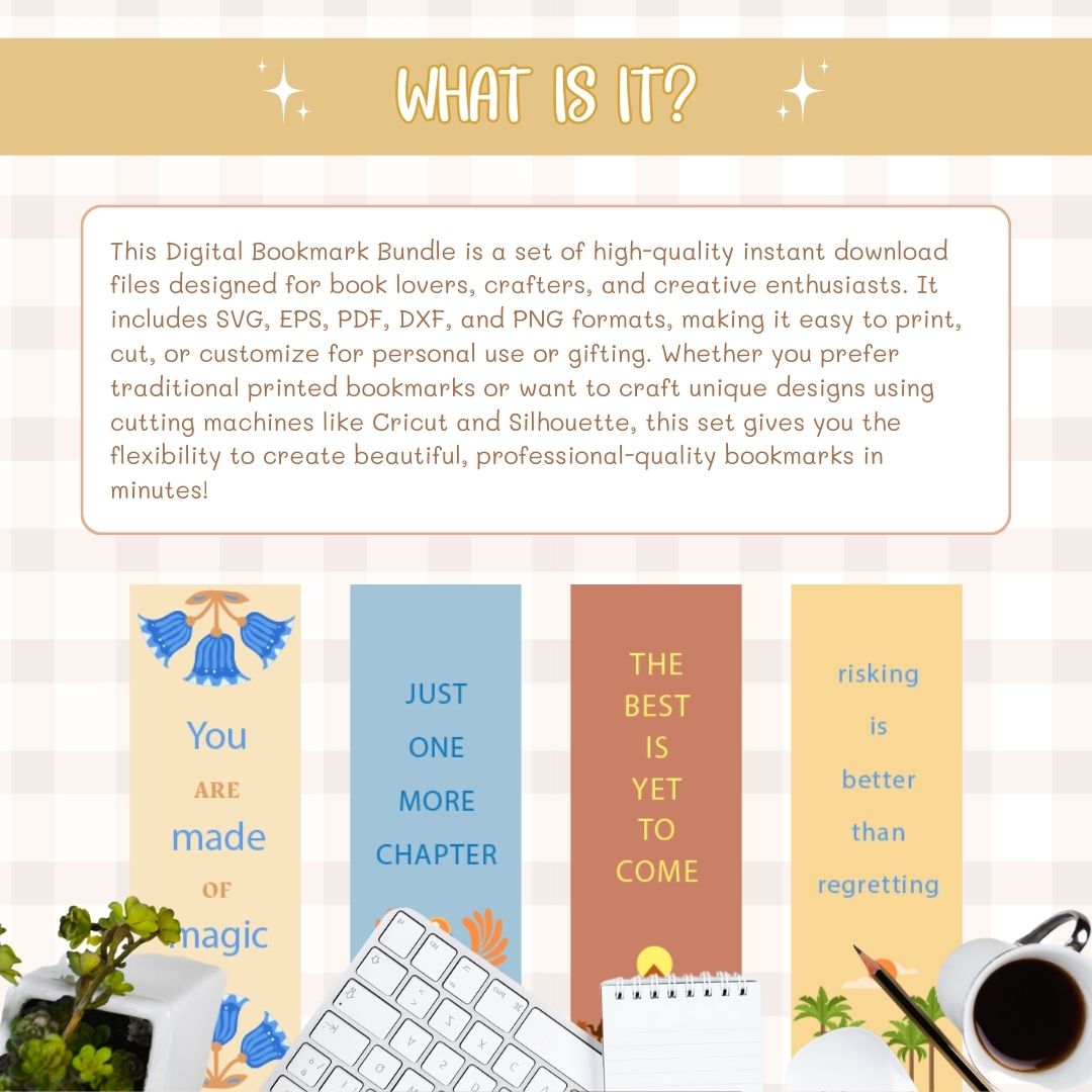 digital bookmark template