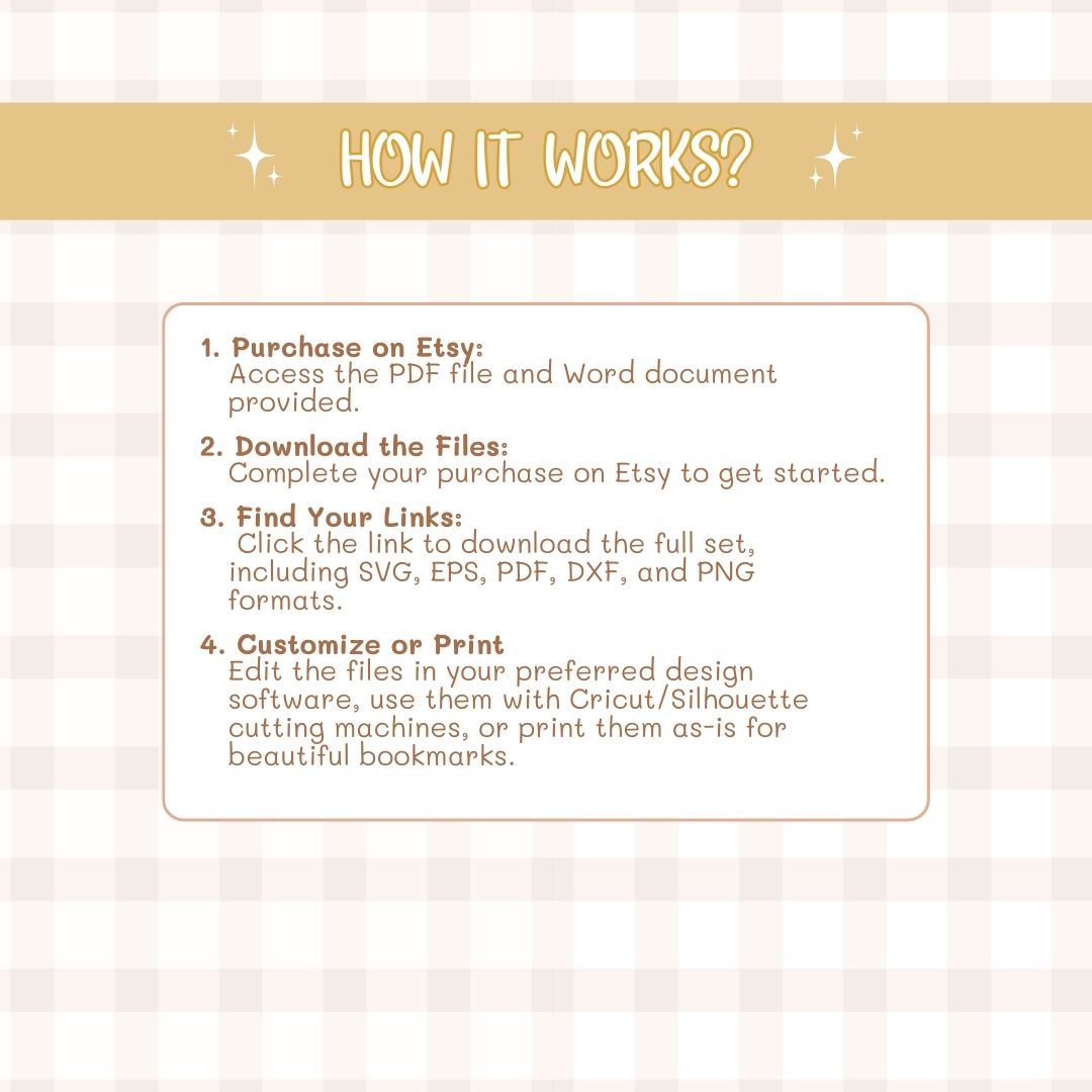 how the bookmark templates work