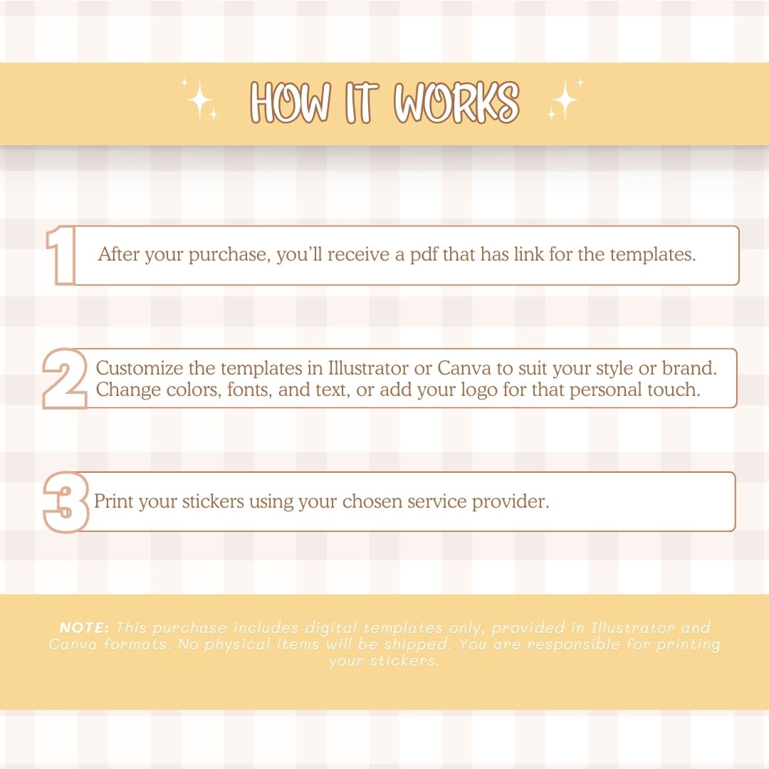 how the Digital sticker label works