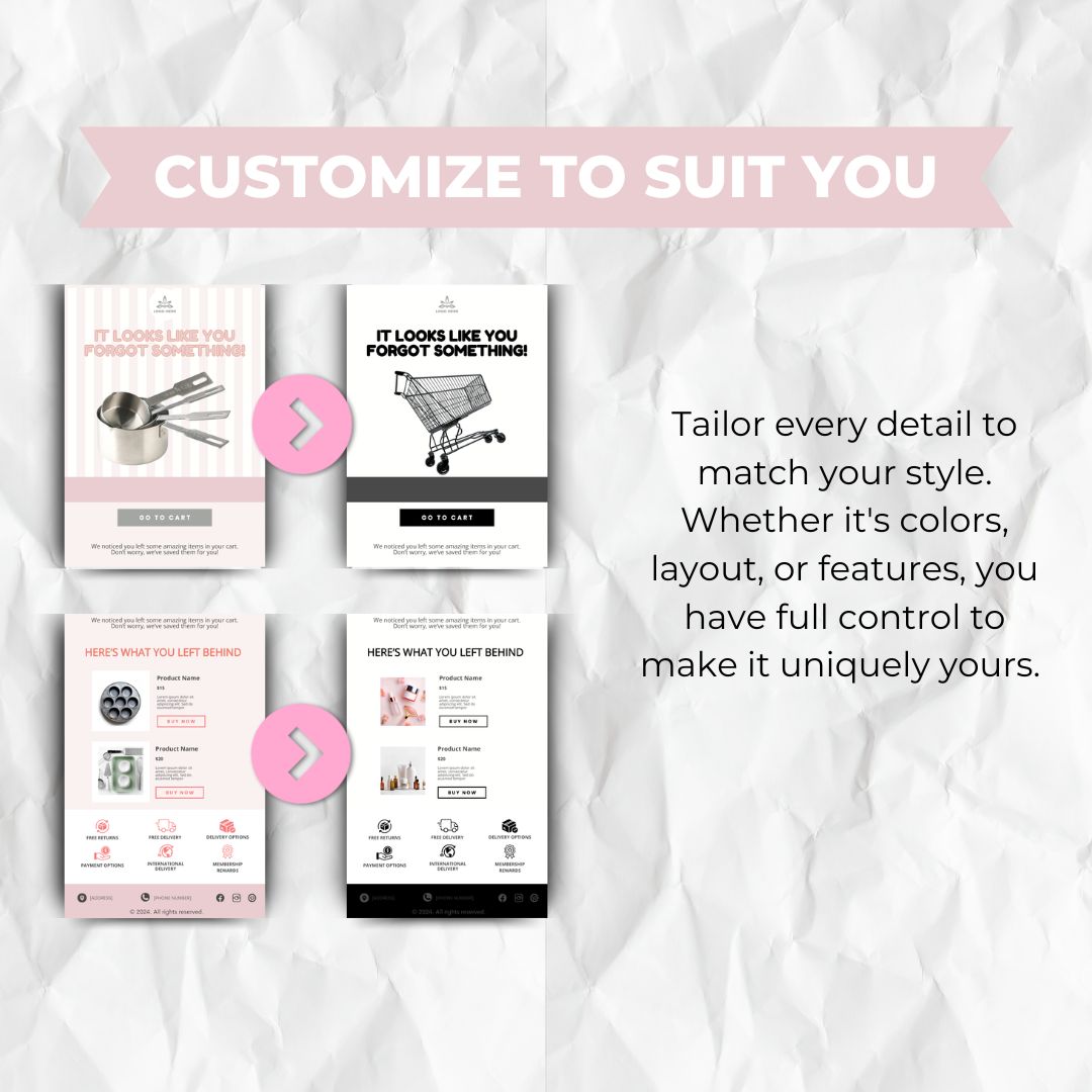 customizable email template