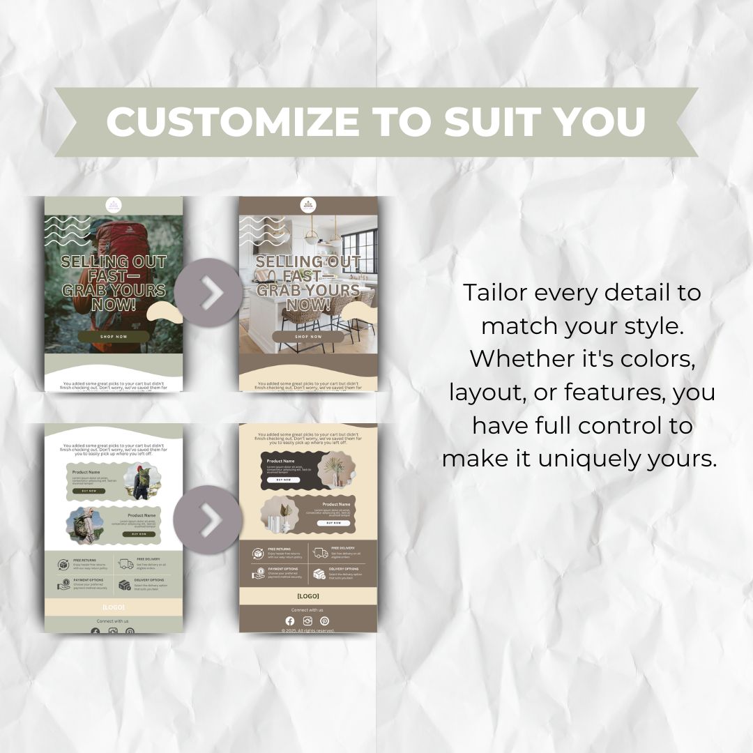 customizable email template