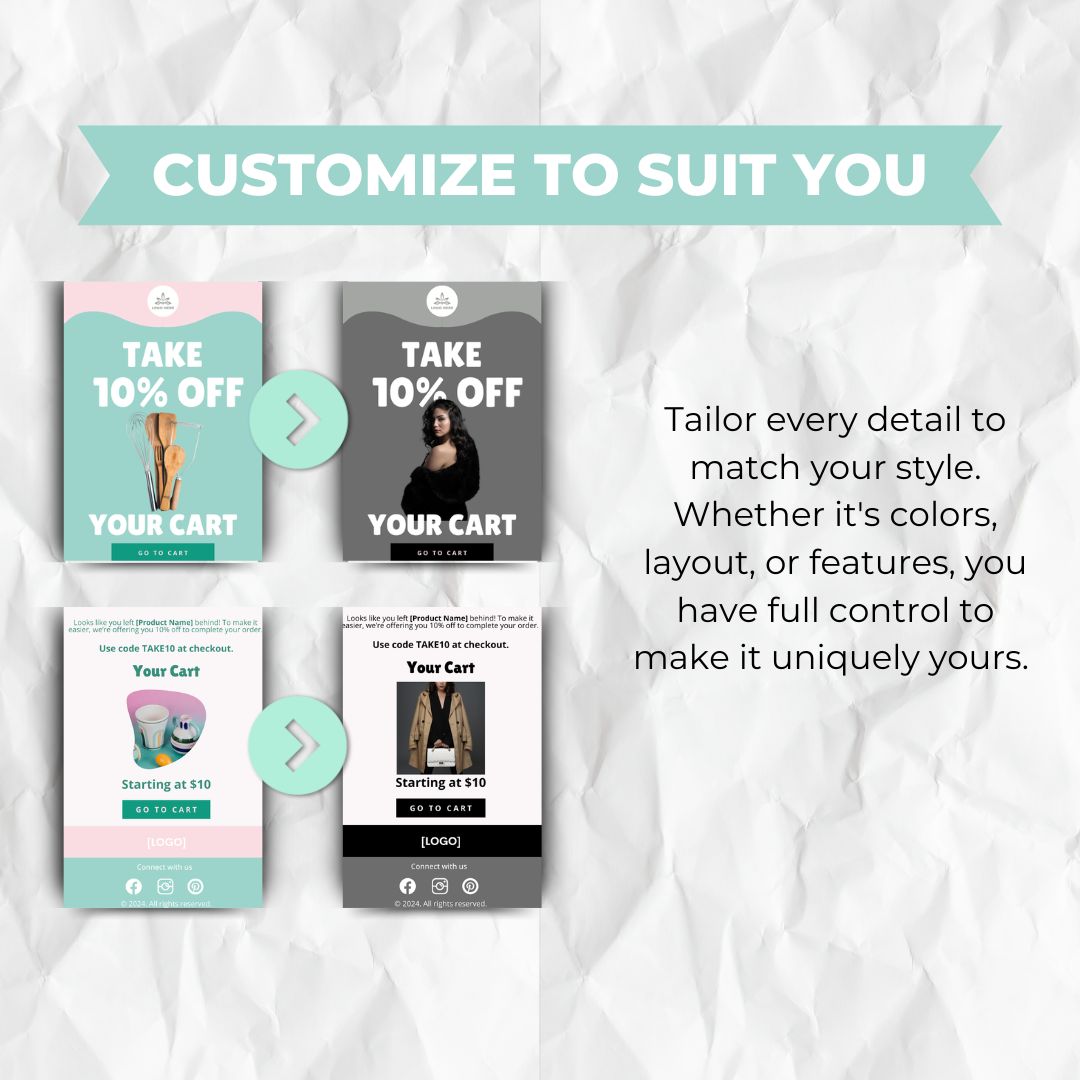 customizable email template