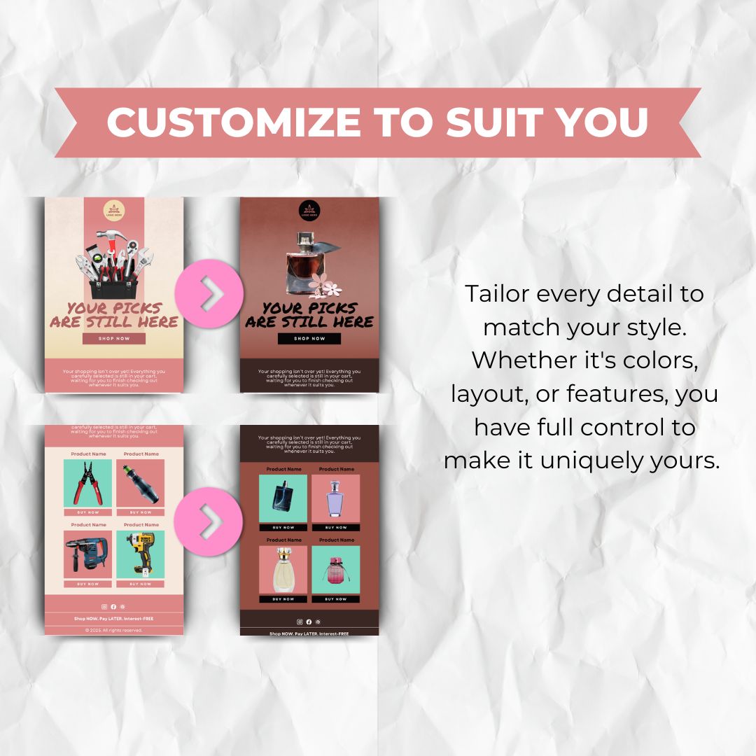 customizable email template