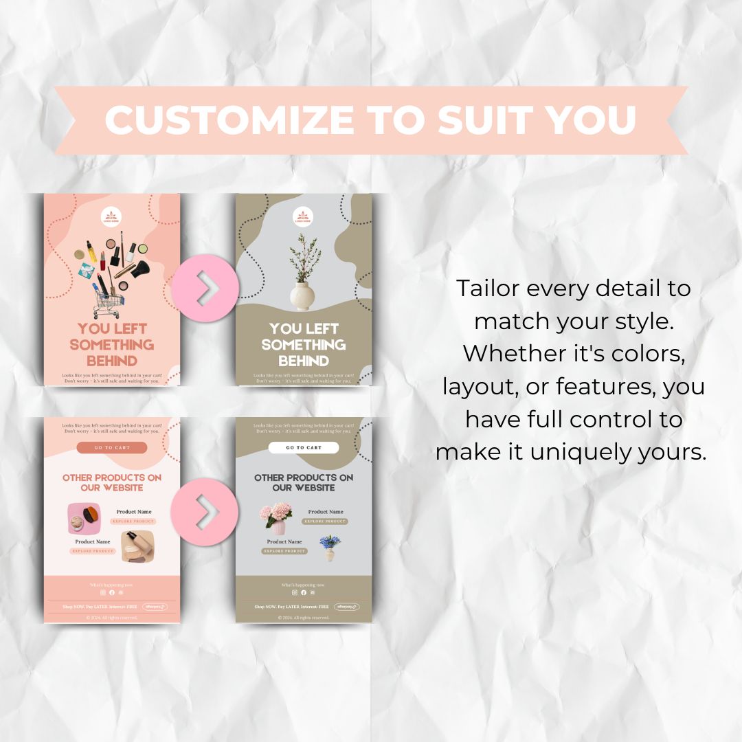 customizable email template