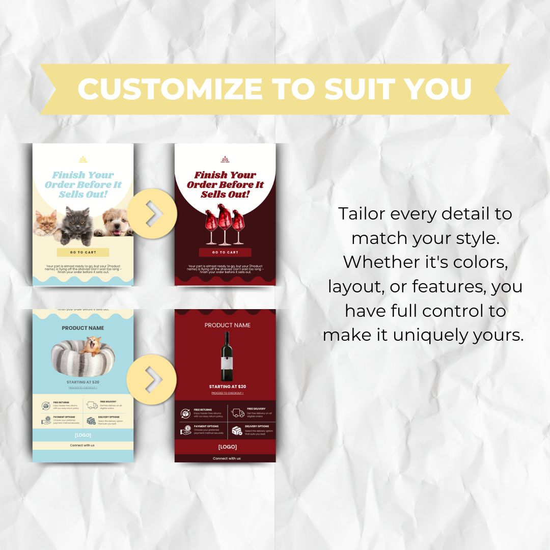 customizable email template