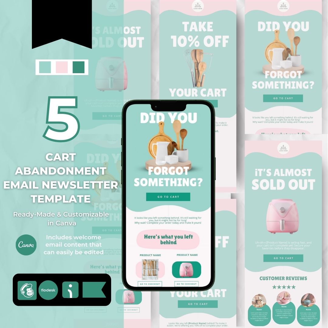 Cart abandonment email template