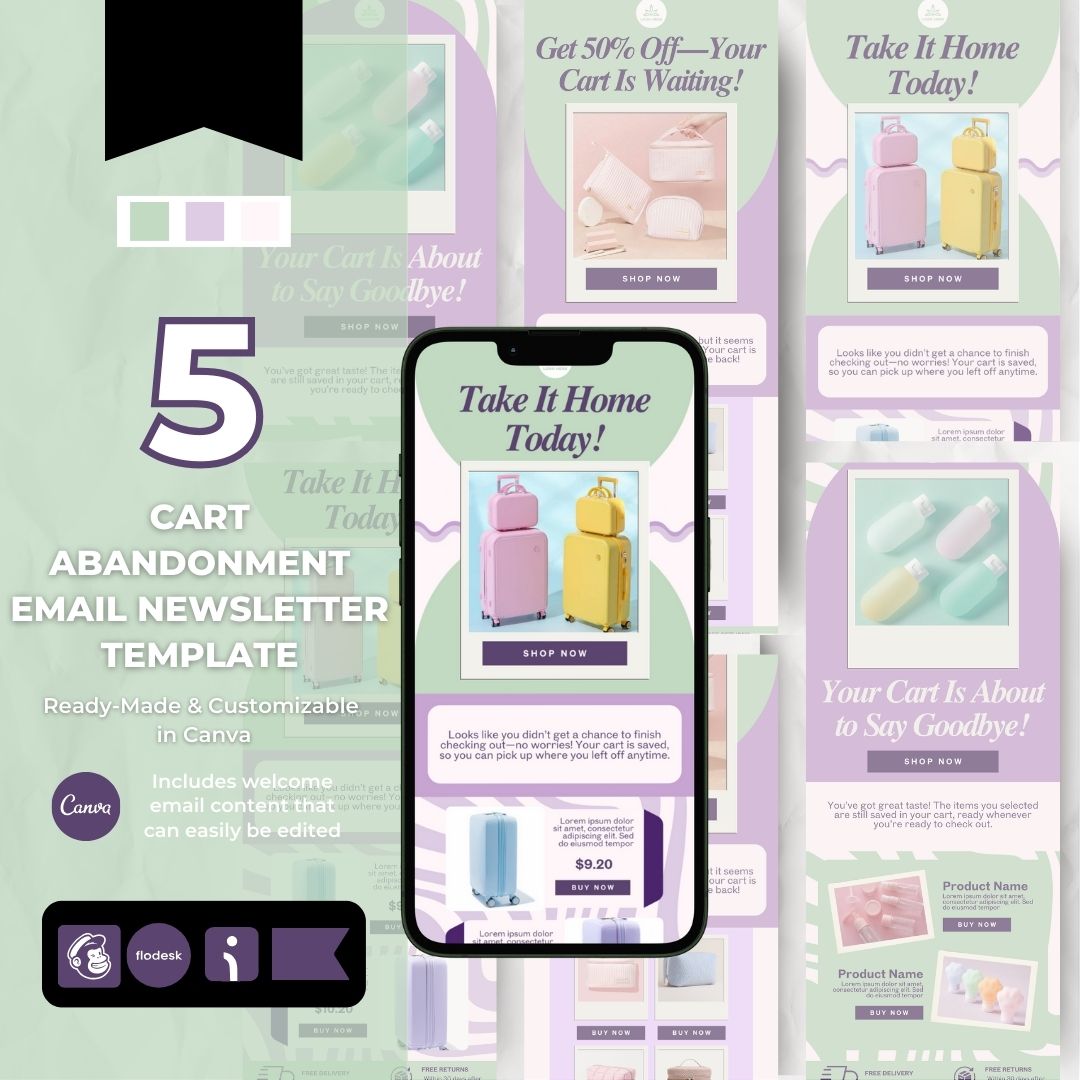 Cart abandonment email template