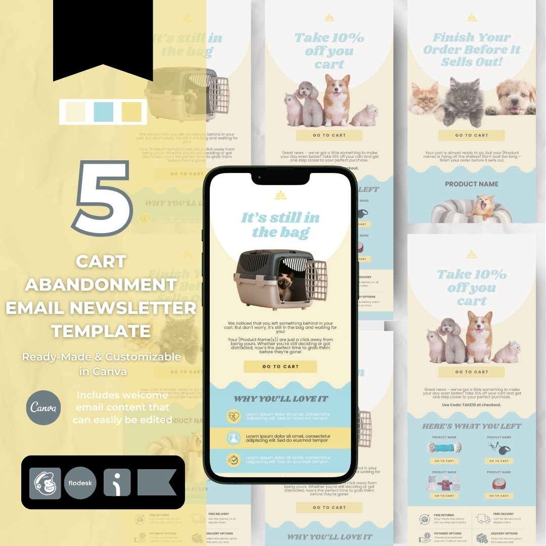 Cart abandonment email template