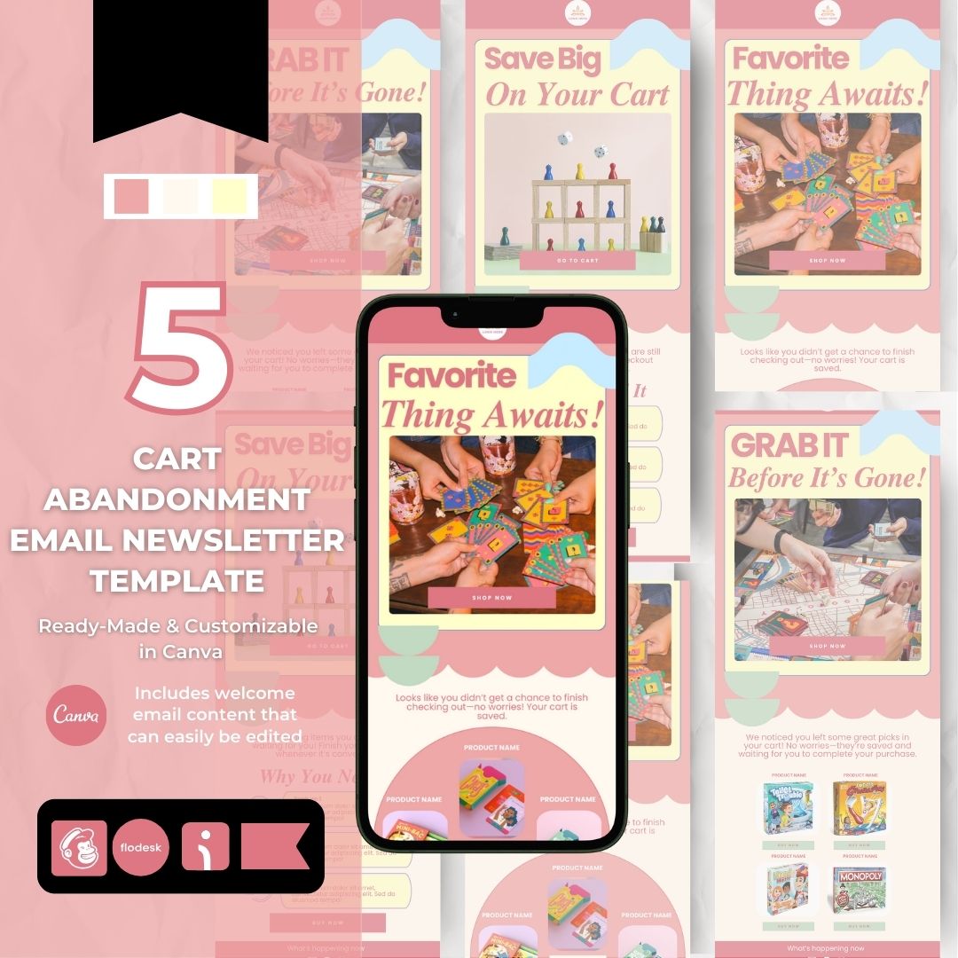 Cart abandonment email template