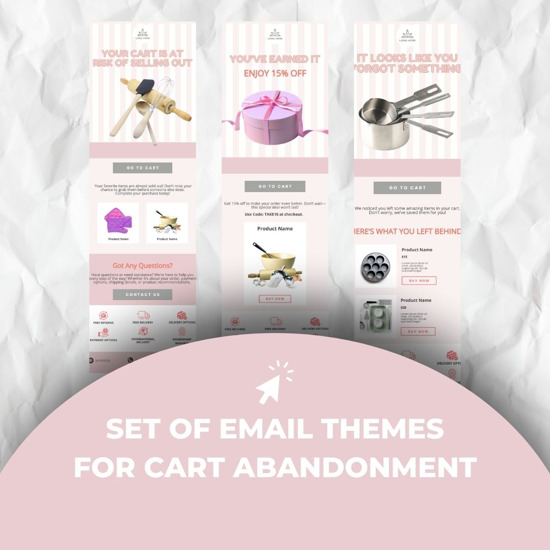 Cart abandonment email themes