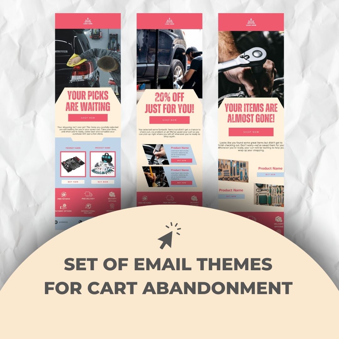 Cart abandonment email themes