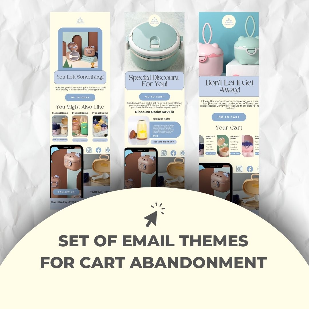 Cart abandonment email themes