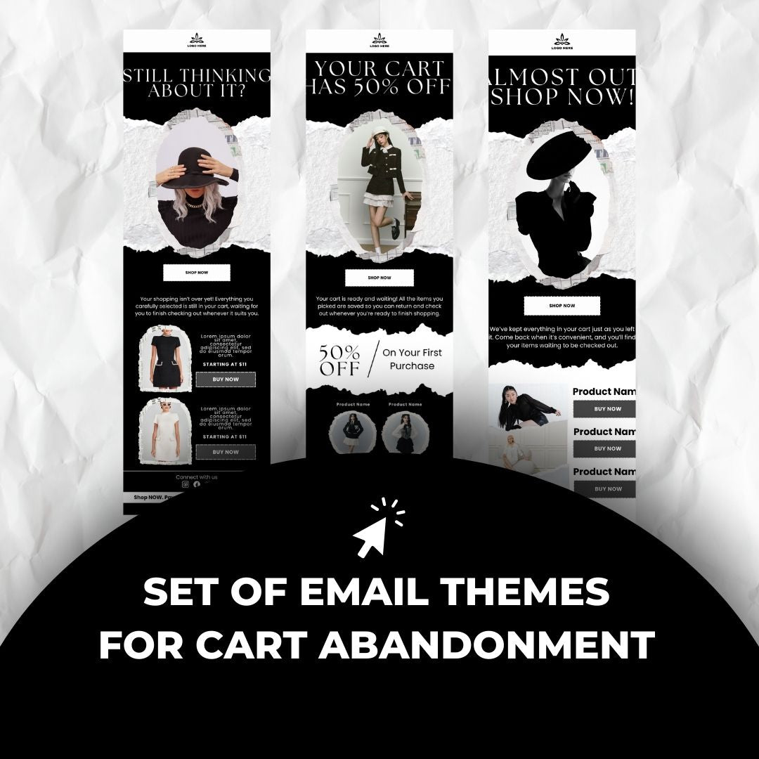 Cart abandonment email themes