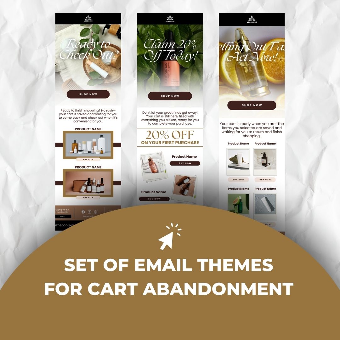 Cart abandonment email themes