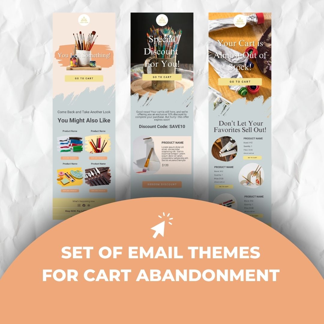 Cart abandonment email themes