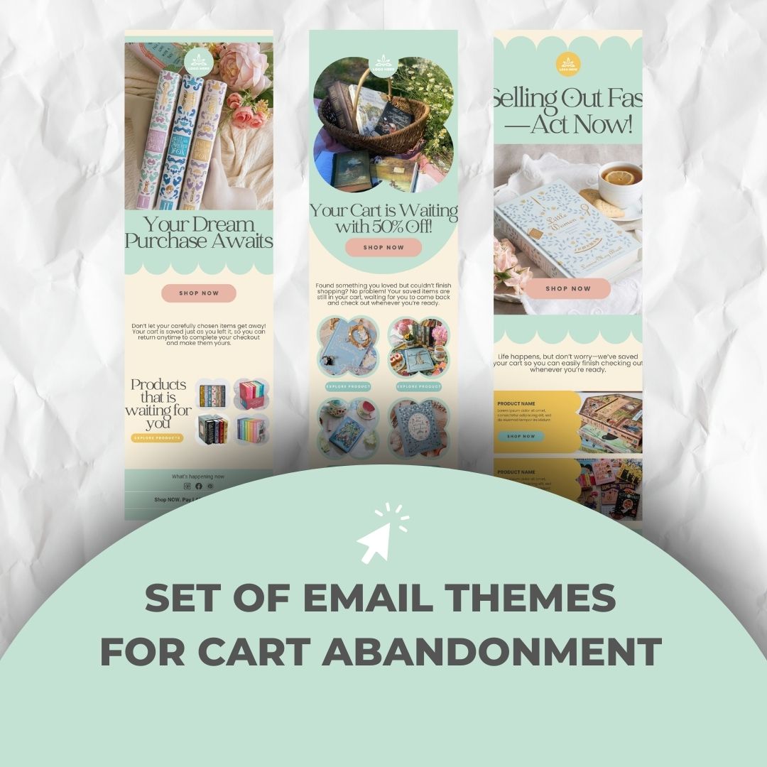 Cart abandonment email themes