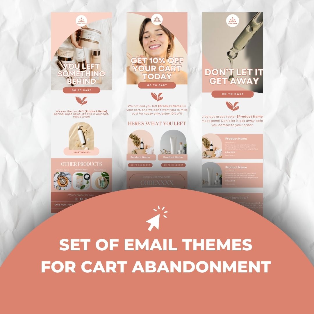 Cart abandonment email themes