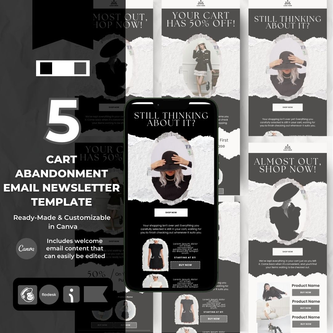Cart abandonment email template