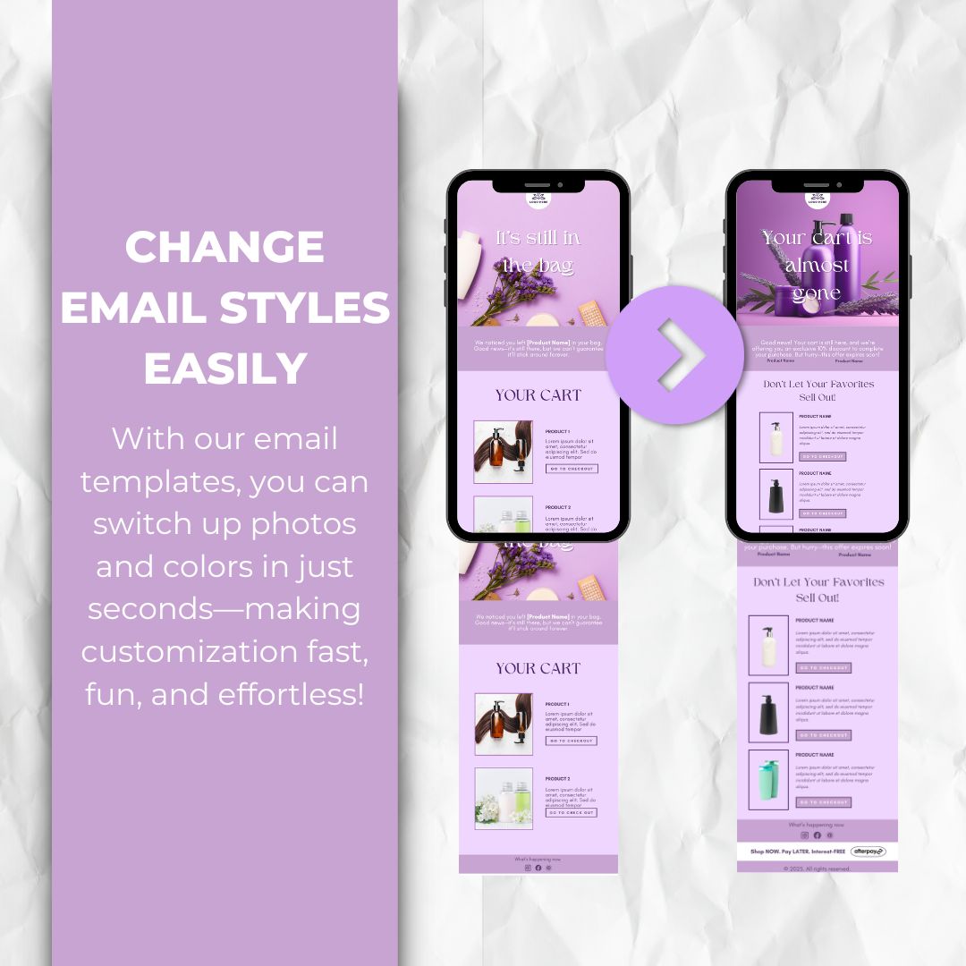 change the email template style easily