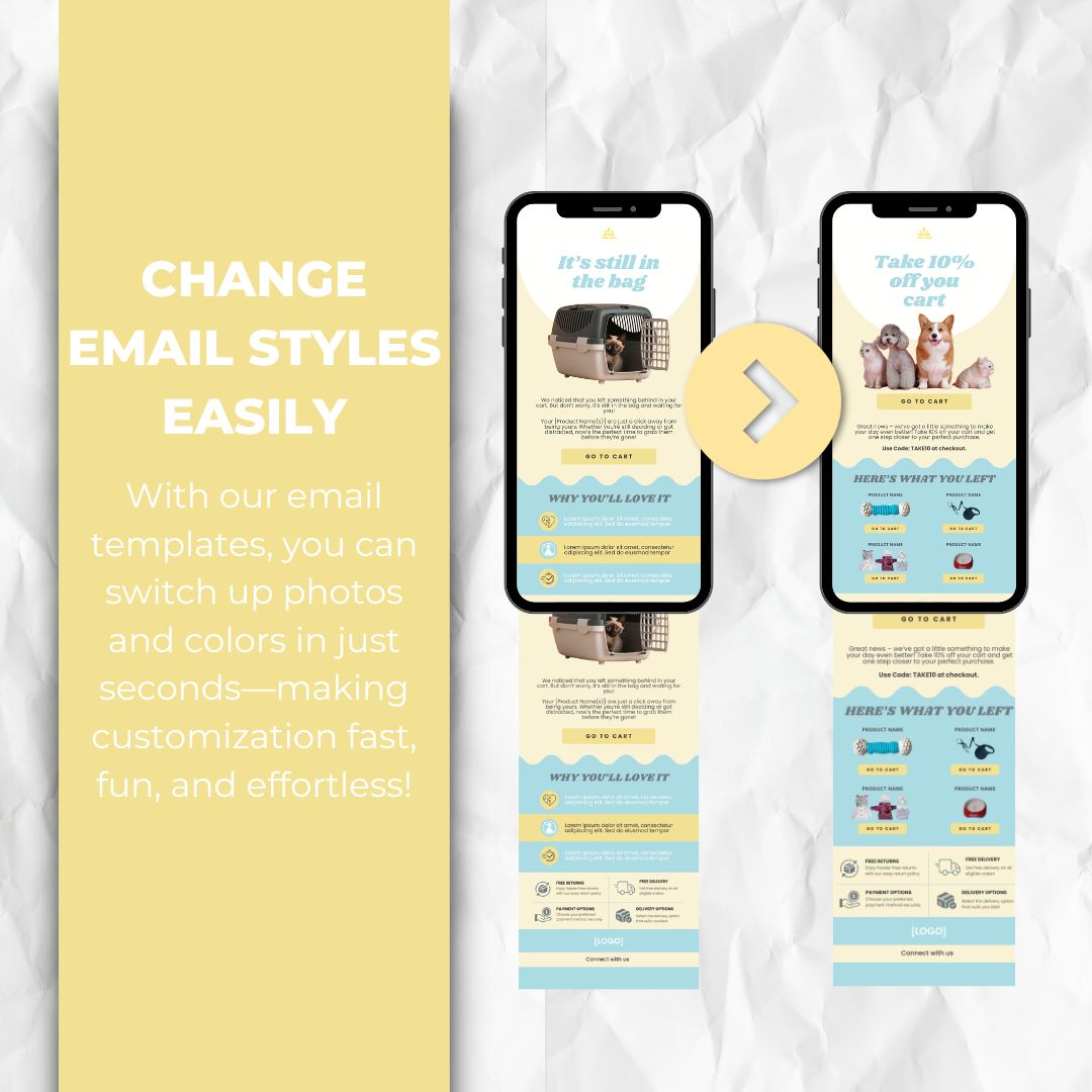 change the email template style easily