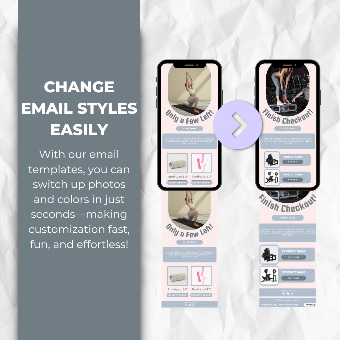 change the email template style easily